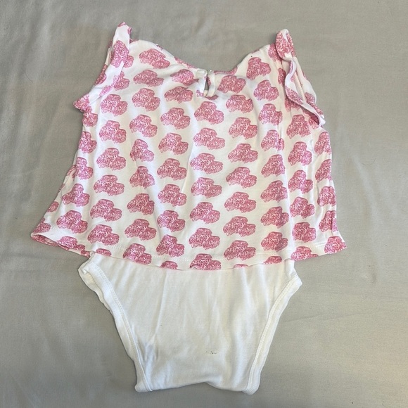 NOHO - Pink and White Baby Bodysuit Dress - Picture 4 of 4